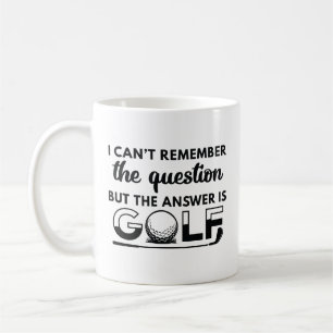 The Answer Is Golf Coffee Mug