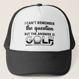 The Answer Is Golf Trucker Hat