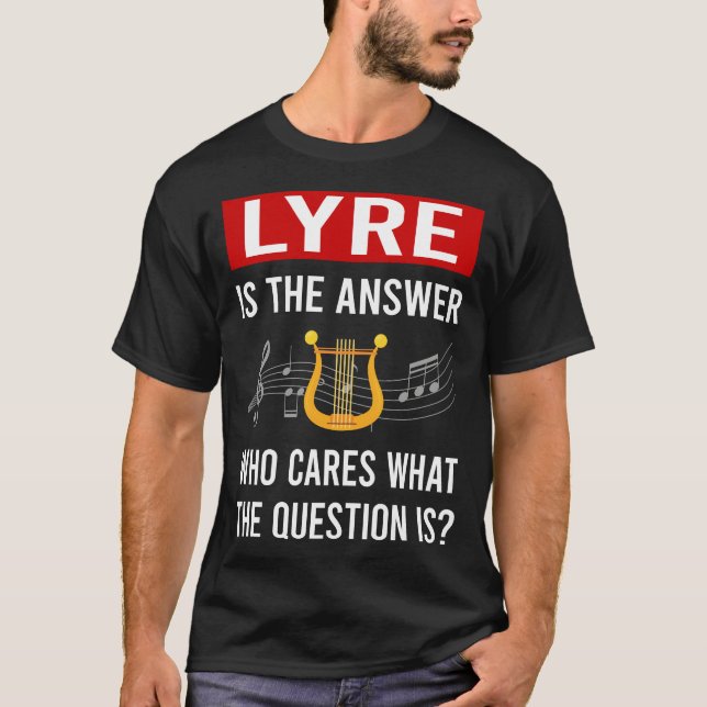 The Answer Lyre T-Shirt (Front)