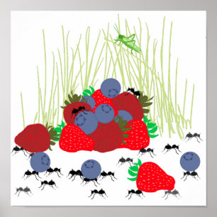The Ant and the Grasshopper Poster