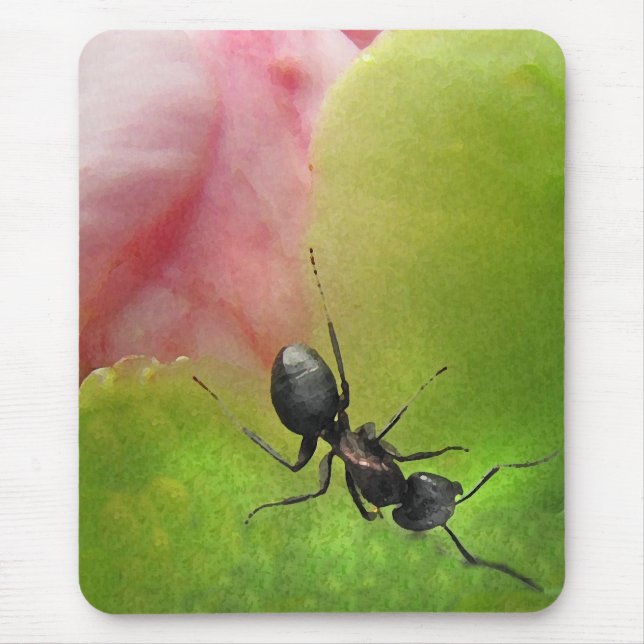 The Ant and the Peony Mouse Mat (Front)