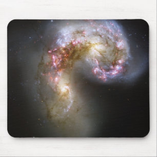 The Antennae galaxies Mouse Mat