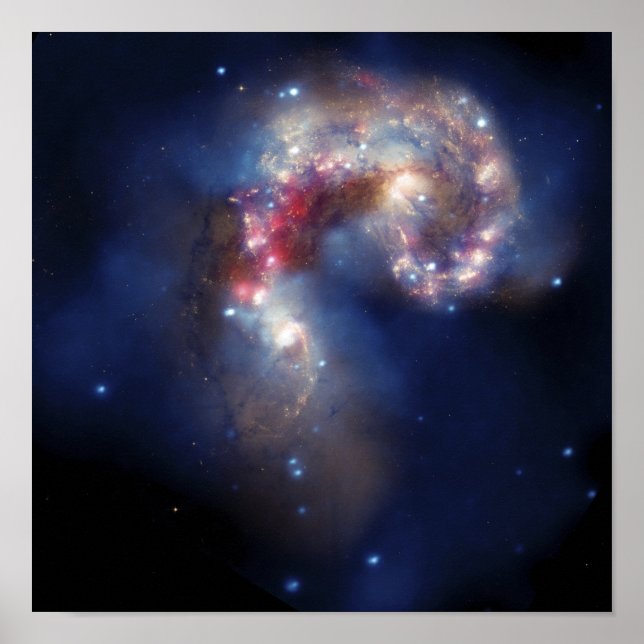 The Antennae Galaxies Poster (Front)