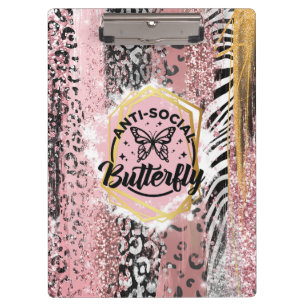 The Anti-Social Butterfly Clipboard