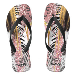 The Anti-Social Butterfly Flip Flops
