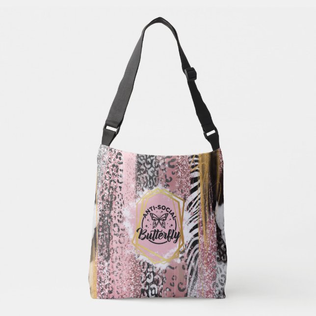 The Anti-Social Butterfly Tote (Front)