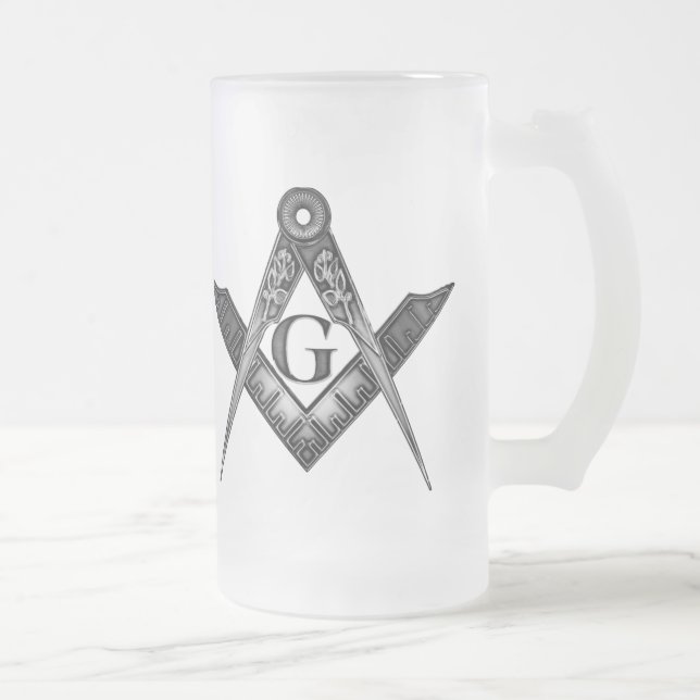 The Antient Frosted Glass Beer Mug (Right)