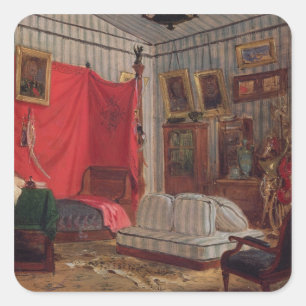 The Apartments of the Count of Mornay, rue de Vern Square Sticker