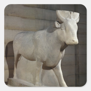 The Apis Bull, from the Serapeum, Memphis Square Sticker