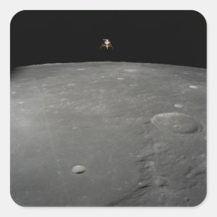 The Apollo 12 lunar module Intrepid Square Sticker
