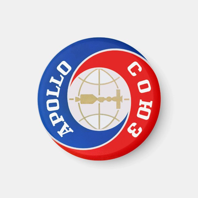 The Apollo–Soyuz  Mission Logo Magnet (Front)