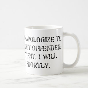 the apology coffee mug