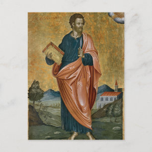 The Apostle Bartholomew by Emmanuel Tzanes Postcard