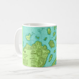 The Apostle Islands Map Mug