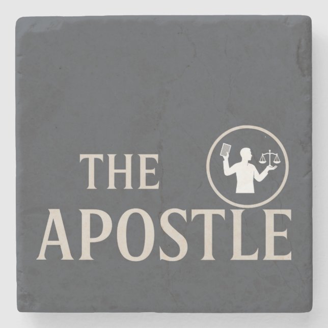 The Apostle – Square Stone Coasters (Set of 4 – Tr (Front)