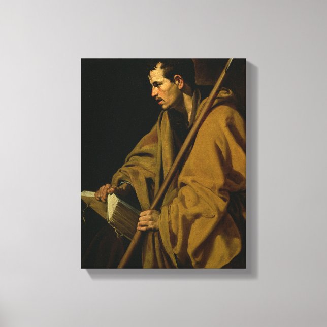 The Apostle St. Thomas, c.1619-20 Canvas Print (Front)