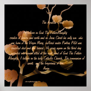 The Apostles Creed  by Sherri of Palm Springs Poster