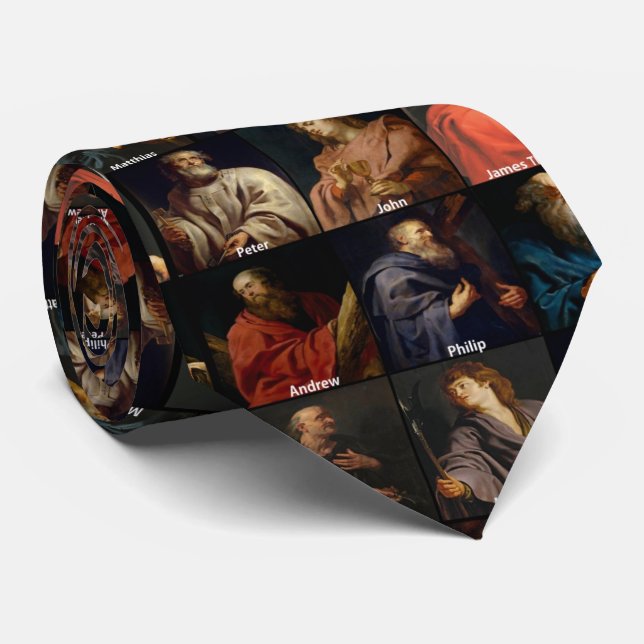 THE APOSTLES NECK TIE (Rolled)
