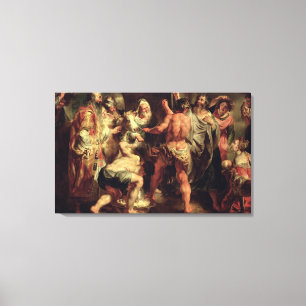 The Apostles, St. Paul and St. Barnabas at Lystra Canvas Print