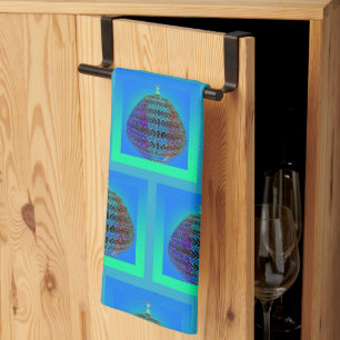 The Apothecary Jar Blue Tea Towel