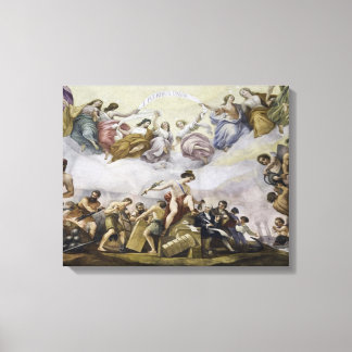 The Apotheosis of George Washington - Commerce Canvas Print