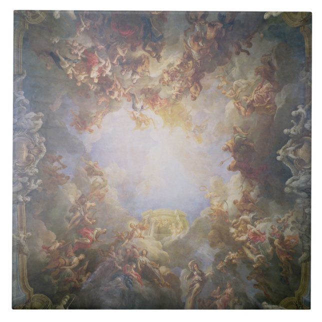 The Apotheosis of Hercules, from the ceiling of Th Tile (Front)