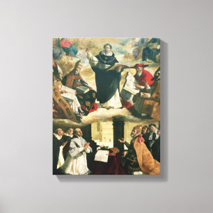 The Apotheosis of St. Thomas Aquinas, 1631 Canvas Print
