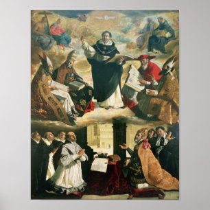 The Apotheosis of St. Thomas Aquinas, 1631 Poster