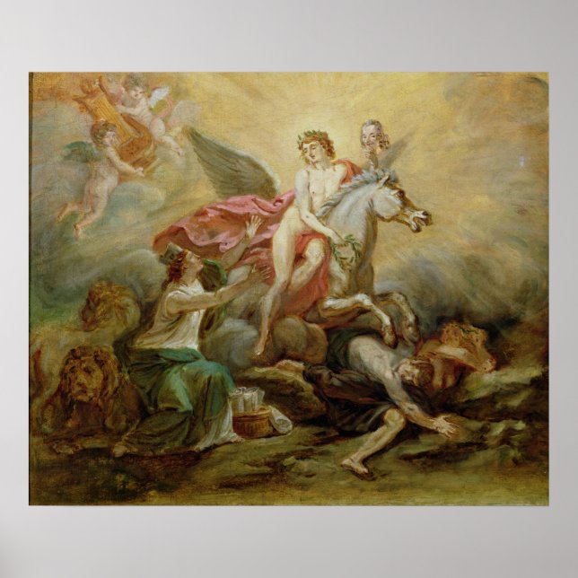 The Apotheosis of Voltaire, 1778 Poster (Front)