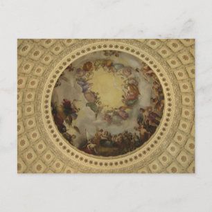 The Apotheosis of Washington Capitol Rotunda Postcard