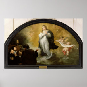 The Apparition of the Virgin, 1665 Poster