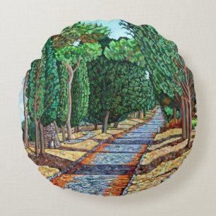 The Appia Antica Round Cushion