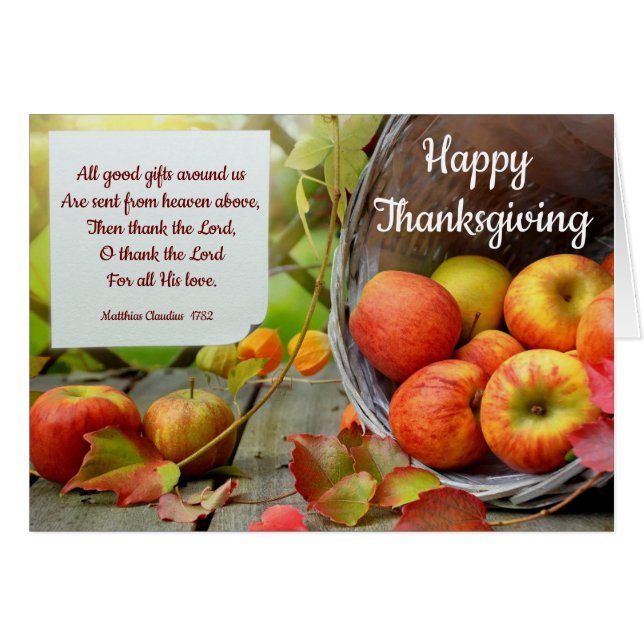 The Apple Basket Thanksgiving (Front Horizontal)