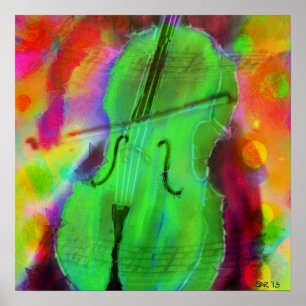 The Apple Cello Poster