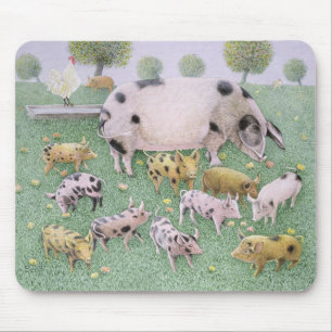 The Apple Feast Mouse Mat