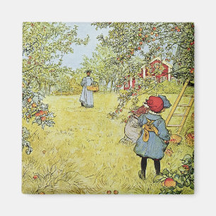 The Apple Harvest Magnet