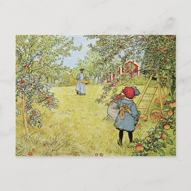 The Apple Harvest Postcard (Front)