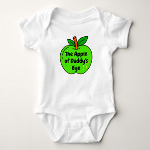 The Apple of Daddy's Eye (Dad Gift) Cute Baby Girl Bodysuit
