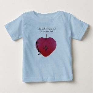 The apple of my eye and the key to my heart baby T-Shirt