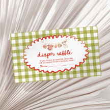 The Apple Of Our Eye Baby Shower Diaper Raffle