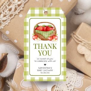 The Apple of Our Eye Baby Shower Favor Tags