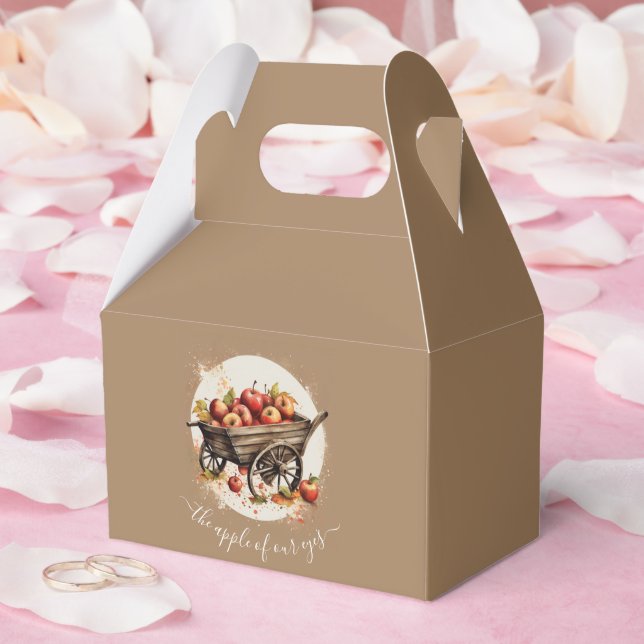 The Apple Of Our Eye Baby Shower Favour Box (Wedding)