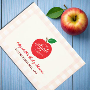 The Apple Of Our Eye Baby Shower Guest Book