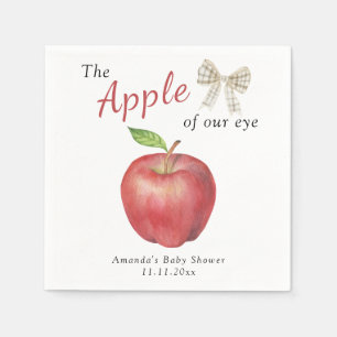 The Apple of our eye Baby shower  Napkin