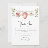 The Apple of Our Eye Baby Shower Thank You 