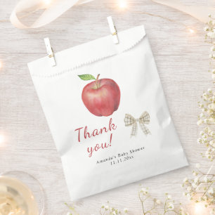 The Apple of our eye Baby shower Thank You Favour Bags