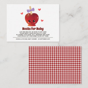 The Apple of our eye Books For Baby Enclosure Card