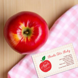 The Apple Of Our Eye Books For Baby Enclosure Card