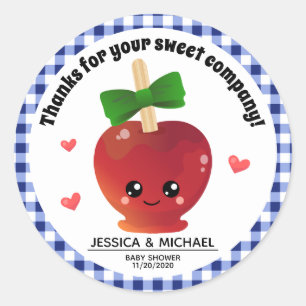 The Apple of our eye Classic Round Sticker