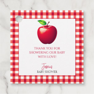 The Apple of Our Eye Fall Baby Shower  Favour Tags